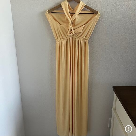 NWOT Free People Beach Muted Orange Goddess Dress Small - Picture 5 of 11